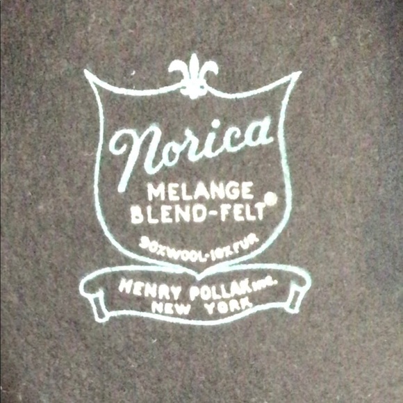 VINTAGE Norica Melange hat wool Cap Harry Pollack - Picture 11 of 12